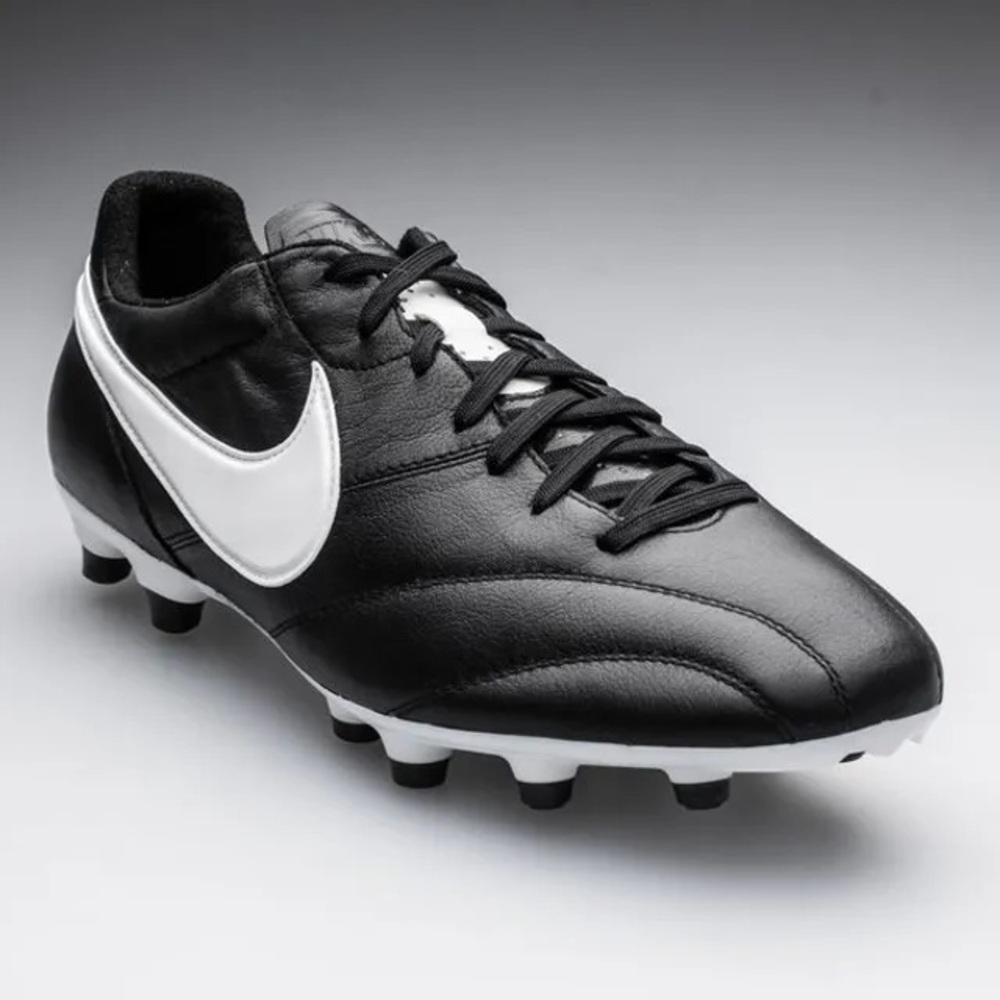 Nike Premier FG Kangaroo Leather 2016 Black Soccer Cleats 599427 - Picture 9 of 14
